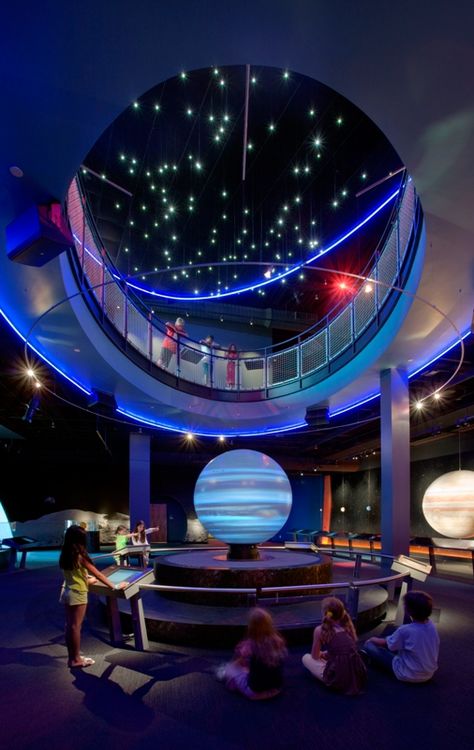 Magic Planet Exhibit at the Adventure Science Center on Behance Planetarium Architecture, San Myshuno, مركز ثقافي, Space Museum, Childrens Museum, Appalachian Mountains, Science Museum, Science Center, Museum Exhibition