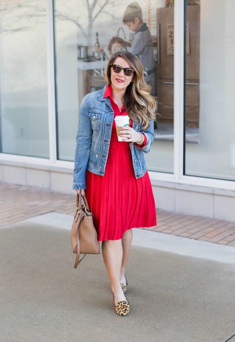 Valentine's Dress, Red Dress Casual, Color Dresses, Shirt Dress Outfit, Red Shirt Dress, Valentine Dress, Fashion Blogger Outfit, Maxi Dress Outfit, Fall Dress Outfit