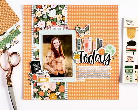 Picture Layouts, Simple Scrapbook, Summer Scrapbook, 12x12 Scrapbook, Memory Keeping, Photo Layouts, Scrapbook Sketches, Photo Scrapbook, Simple Stories