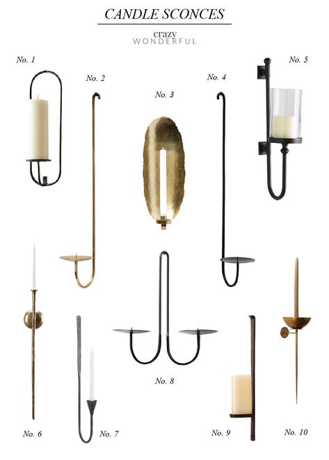 candle sconces roundup Candle Sconces Dining Room, Candle Sconces Living Room, Gold Candle Sconces, Sconces Dining Room, Sconces Fireplace, Wall Mounted Candle Holders, Dining Room Updates, Wall Sconces Living Room, Sconces Living Room