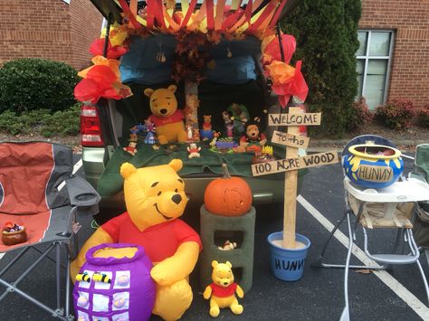 Trunk or Treat Pooh Hundred Acre Wood 100 Acre Woods Trunk Or Treat, Hundred Acre Woods Trunk Or Treat, Pooh Trunk Or Treat, Winnie The Pooh Trunk Or Treat Ideas For Cars, Winne The Pooh Trunk Or Treat, Trunk Or Treat Winnie The Pooh, Winnie The Pooh Trunk Or Treat Ideas, Winnie The Pooh Trunk Or Treat, Winnie The Pooh Halloween