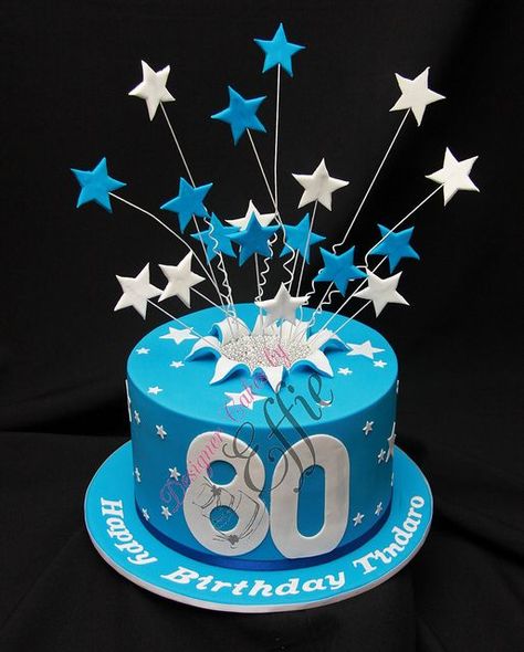 Square Chocolate presents 80th birthday cake - suitable for males ... 80th Birthday Cake For Men, Birthday Cake For Wife, Cake For Dad, 80th Birthday Cake, 90th Birthday Cakes, New Birthday Cake, Birthday Cake For Husband, 70th Birthday Cake, 80 Birthday Cake