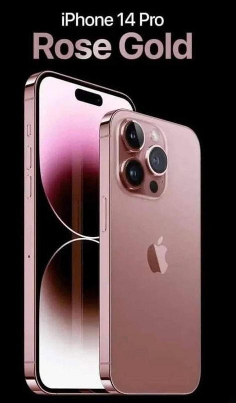 #iphone #pink #gold #14 #pro Rose Gold Phone, Iphone Pink, Rose Gold Iphone, Iphone Colors, Girly Phone Cases, Iphone Pro, Pink Iphone, New Phones, New Iphone