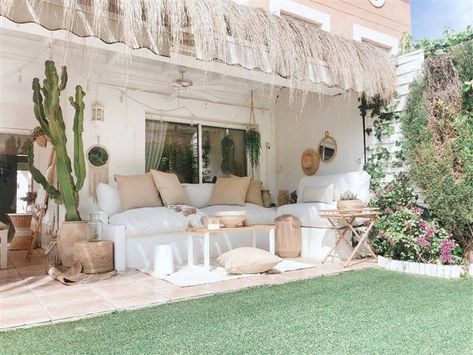 Antes y después: la casa boho chic con súper porche de la influencer @decorandobyvalentinna (con house tour) Terrace Patio, Outdoor Terrace, Dream Interior, Ideas Hogar, Patio Balcony, Estilo Boho Chic, House Tour, Estilo Boho, Chic Home