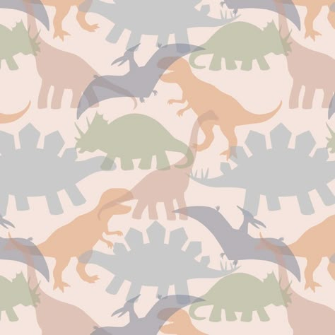 🦕 Some more dino designs 🦖 p.s. "Dino Safari" designs are available as fabric and wallpaper, DM me for link or look for collection 818531 @spoonflower #SurfacePatternDesign #fabriconline #fabricbytheyard #sewingfabric #quiltingfabric #onlinefabricstore #spoonflowerfabric #artlicensing #licensingartist #spoonflowerartist #TextileDesign #dino Dinosaur Seamless Pattern, Prehistoric Plants, Safari Design, Dino Print, Dinosaur Wallpaper, Kids Graphics, Gender Neutral Colors, Basic Pattern, Clipart Baby