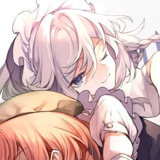 Touhou Projects (Sakuya Izayoi) Sakuya Izayoi, Single Pic, Bad Apple, Couples Icons, Anime Character Drawing, Matching Profile Pictures, Matching Pfps, Anime Couples Drawings, Cute Anime Couples