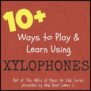 X is for Xylophone (The ABCs of Music for Kids) 10 ways to learn and play using xylophones! X Is For Xylophone, Peaceful Preschool, Kids Xylophone, Munchkin Land, Preschool Music Activities, Orff Music, Music Activities For Kids, Preschool Music, Music Appreciation