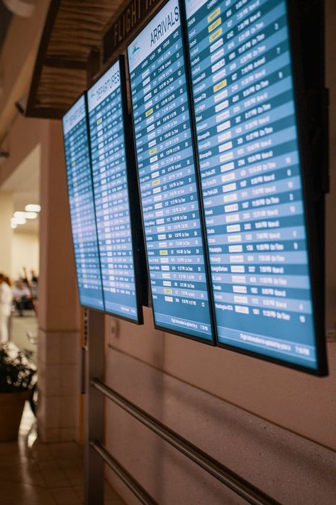 Airline Flight Schedules on Flat screen Televisions Vlog Camera, Flight Schedule, Airport Terminal, Vlogging Camera, Cameras And Accessories, Drone Photography, Mirrorless Camera, Luxury Store, Cleaning Kit