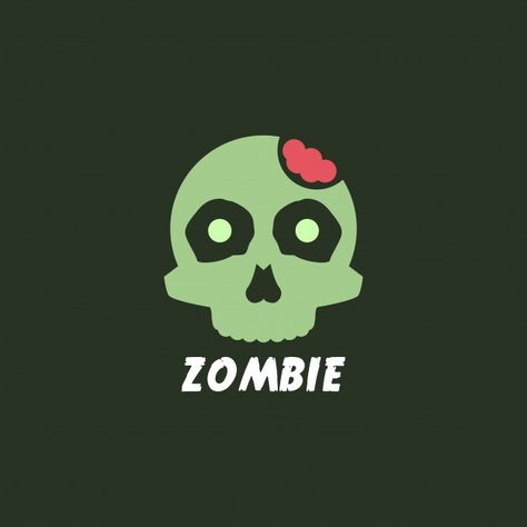 Zombie Icon, Zombie Font, Zombie Logo, Zombie Style, Zombie Wallpaper, Zombie Illustration, Horror Merch, Poster Business, Skull Icon