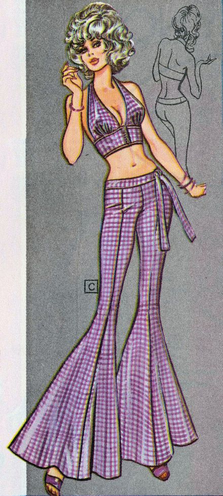 1973 Frederick's of Hollywood detail Disco Fashion, Fashion 70s, 70s Inspired Fashion, Fashion Illustration Vintage, 70s Outfits, Disco Outfit, Fredericks Of Hollywood, 1970s Fashion, Fashion Design Drawings