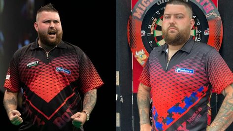 Michael Smith has inspired many people with his weight loss since the pandemic period. The darts star looks much healthier and thinner now. Michael Smith, Many People, Period, Shed, Stars