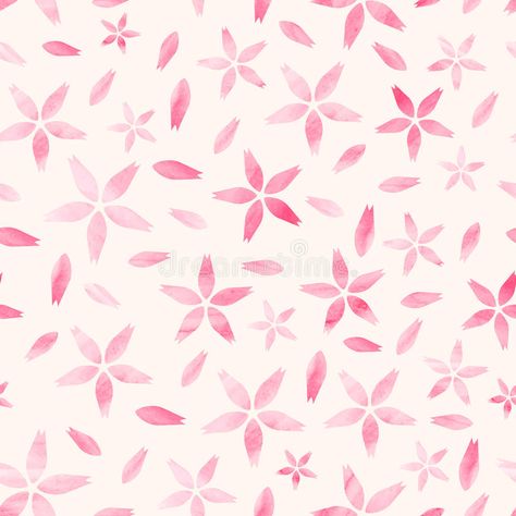 Sakura Background, Sakura Pattern, Watercolor Vector, Cherry Flower, Pattern Watercolor, Japanese Flowers, Japanese Patterns, Seamless Background, Pattern Vector