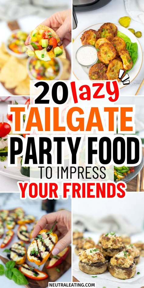 Get ready for your next tailgate with these make-ahead cold breakfast ideas that are perfect for early game days. From delicious lounge party food recipes to brunch options and tailgate food ideas dessert, you’ll have everything covered. Plus, easy party appetizers from Trader Joe's make your spread even more inviting. Perfect for a crowd for superbowl parties! Appetizers Restaurant, Easy Tailgate Snacks, Tailgate Food Cold, Potluck Ideas For Work, Potluck Finger Foods, Game Day Food Ideas, Fall Potluck, Easy Tailgate Food, Football Tailgate Food