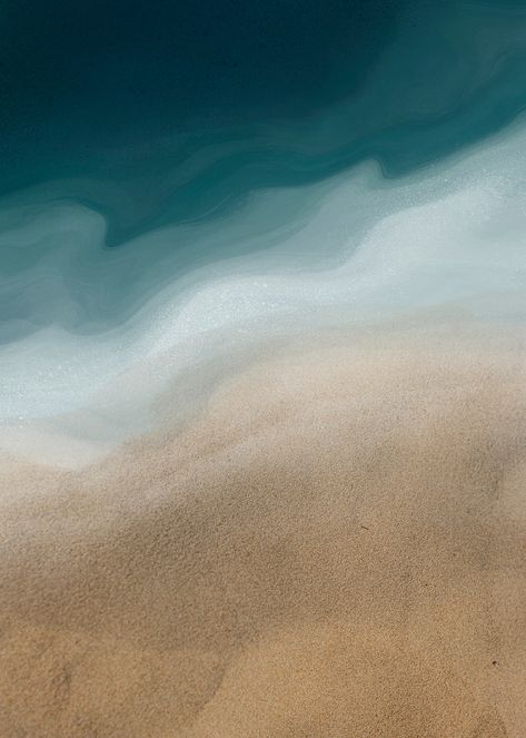 Sand and sea watercolor background | premium image by rawpixel.com / Aum Sea Drawing Watercolors, Beach Waves Illustration, Ocean Background Drawing, Sand Illustrations, Sea Background Illustration, Sand Watercolor, Iphone Wallpaper Beach, Coastal Background, Textural Art