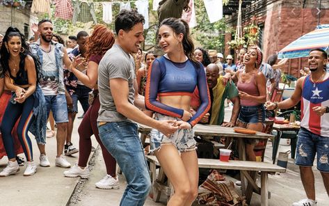 The film barely features any dark-skinned Latinos. Usnavi And Vanessa, Vanessa In The Heights, In The Heights Movie, Summer Energy, Anthony Ramos, Musical Film, See Movie, Manuel Miranda, The Heights