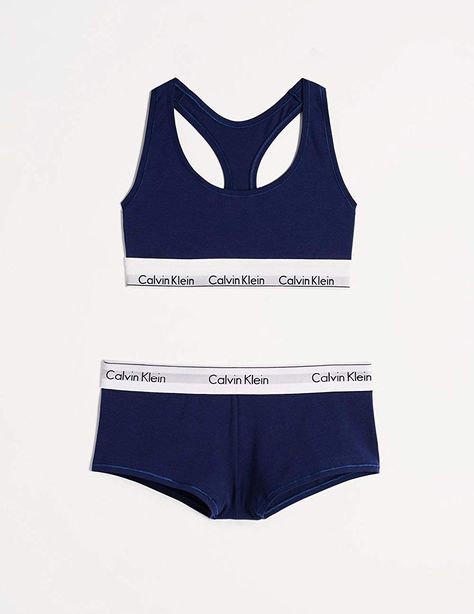 Calvin Klein Bra Set, Calvin Klein Set, Calvin Klein Outfits, Calvin Klein Bralette, Calvin Klein Bra, Cotton Bralette, Pieces Of Clothing, Longline Bra, Calvin Klein Women