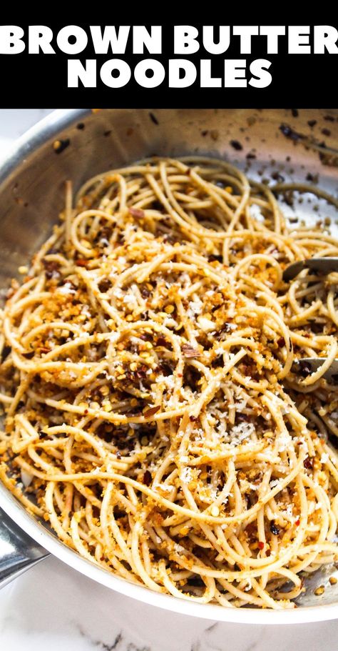 Brown Butter Garlic Noodles, Brown Buttered Noodles, Brown Butter Parmesan Pasta, Browned Butter Noodles, Brown Rice Pasta Recipes, Brown Butter Garlic Pasta, Brown Butter Pasta Recipes, Brown Butter Pasta Sauce, Brown Butter Noodles