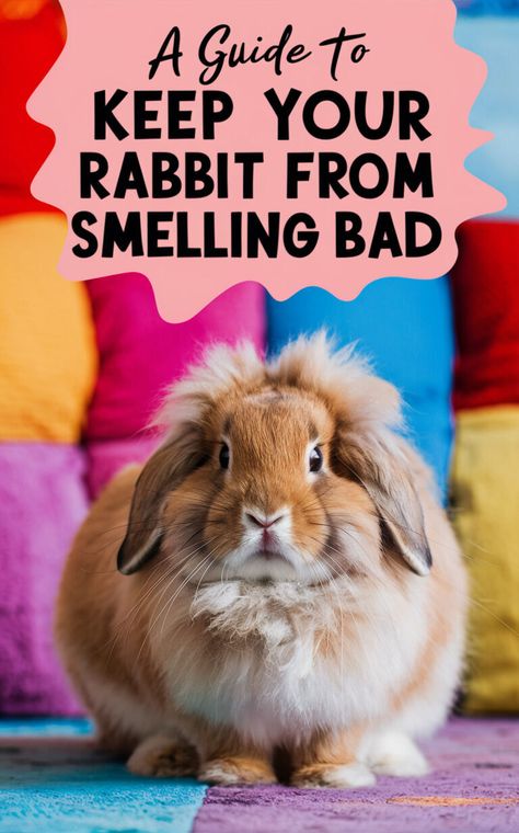 Learn how to keep your rabbit and house smelling fresh with these helpful tips 🐰🏡 #rabbitcare #odorcontrol #pettips Rabbit Behavior, Daily Care Routine, Rabbit Habitat, Rabbit Litter, Rabbit Diet, Pee Smell, Bunny Care, Rabbit Eating, Rabbit Cage