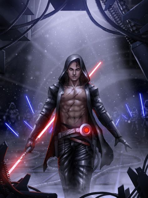 Darth Sexy by tekkoontan on DeviantArt Sith Lightsaber, Sith Apprentice, Sith Warrior, Jedi Art, Grey Jedi, Star Wars Character, Star Wars Sith, Star Wars Characters Pictures, Star Wars Light Saber