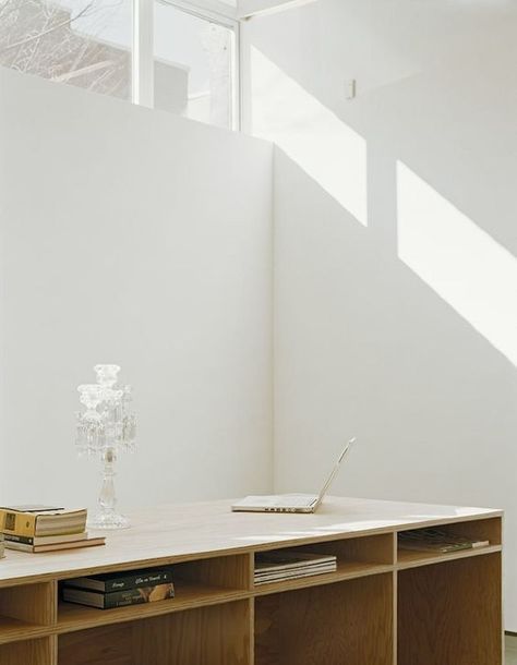 Plywood Counter, Desk Idea, Design Studio Office, Studio Table, Simple Desk, Workspace Inspiration, Studio Space, 가을 패션, Clutter Free