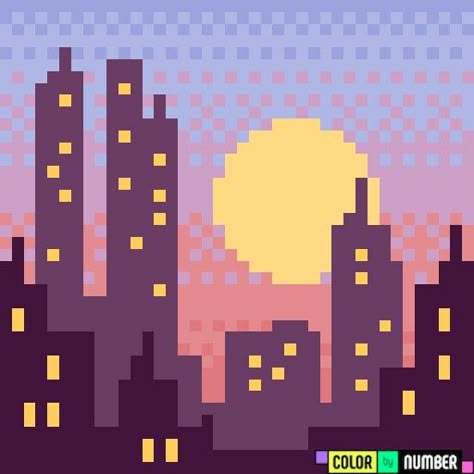 Pixel Art Background Easy, Cityscape Pixel Art, Landscape Pixel Art 32x32, 64x64 Pixel Art, Pixel Art Scenery, Small House Drawing, Pixel Art Painting, 16x16 Pixel Art, 32x32 Pixel Art Grid