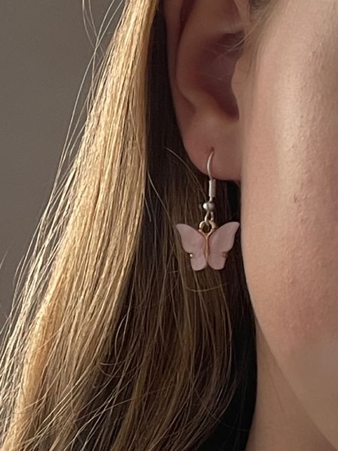 Butterfly Earrings Aesthetic, Aesthetic Butterfly, Earrings Aesthetic, Jewelry Photoshoot, Style Change, Butterfly Earrings, Etsy Seller, Small Business, Etsy Gift Card