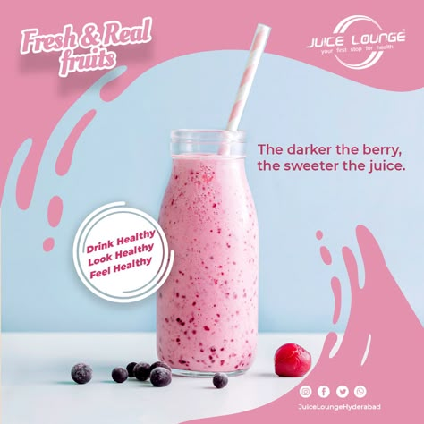 Smoothie Ads Creative, A Healthy Outside Starts From The Inside, Smoothie Poster Design, Milkshake Graphic Design, Smoothie Graphic Design, Milkshake Ads, Smoothie Poster, Smoothie Design, Visuell Identitet