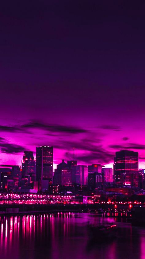 Purple Core Aesthetic Wallpaper, Purple Core Aesthetic, Purple + Core + Aesthetic, Pink Pictures, Purple City, Healthy Water Drinks, City Sunset, Healthy Water, Sunset City