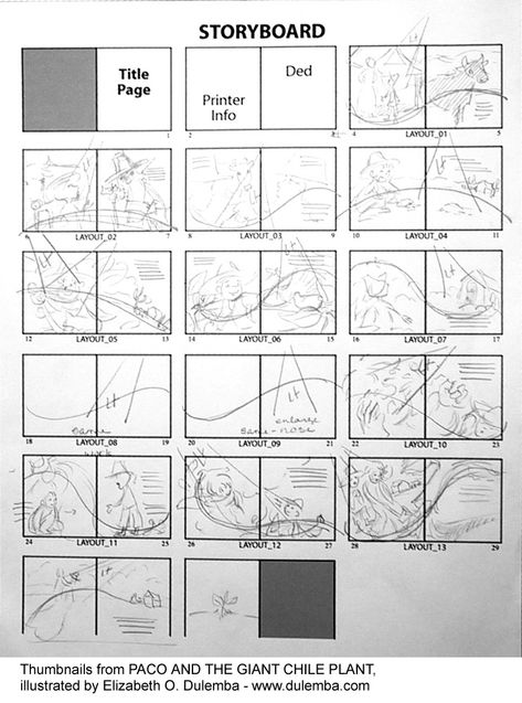 SAMPLE Picture book storyboard layout Storyboard Book Illustration, Picture Book Page Layout, Storyboard Illustration Children Books, Storyboard Picture Book, Story Book Layout Design, Picture Book Thumbnails, Picture Books Illustration Layout, Picture Book Layout Design, Picture Book Storyboard