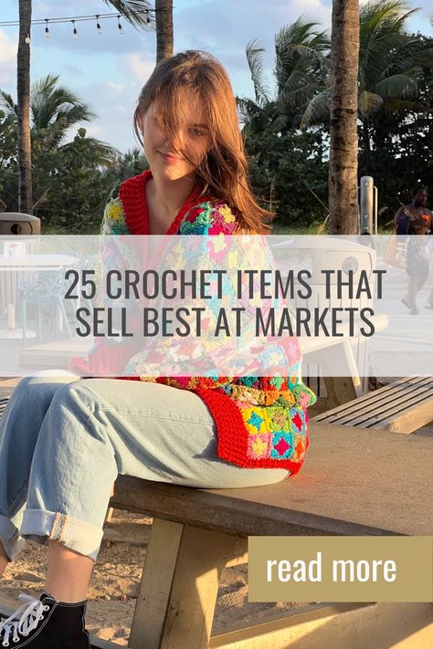 Crochet Winter Craft Fair Ideas, Crocheting Ideas To Sell, Trendy Crochet Gifts, Quick Crochet Projects For Markets, Popular Crochet Items To Sell Free Pattern, Easy Crochet For Craft Fairs, Crochet Items To Sell At Farmers Market, Crochet Craft Fair Table Set Up, Crochet Flea Market Ideas