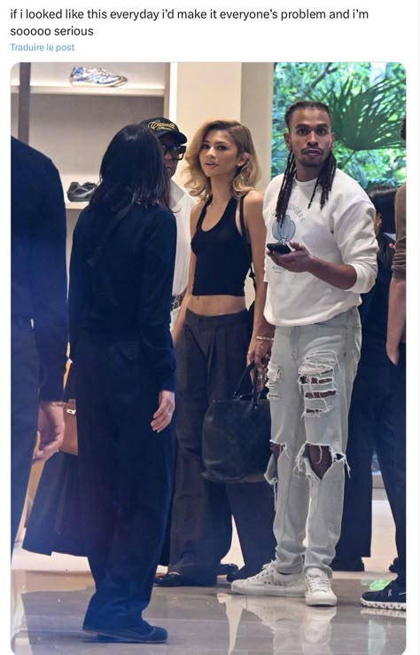 Zendaya Body, K C Undercover, Women Crush, Zendaya Outfits, Zendaya Style, Kylie Jenner Style, Tank Top Outfits, Zendaya Coleman, Model Aesthetic