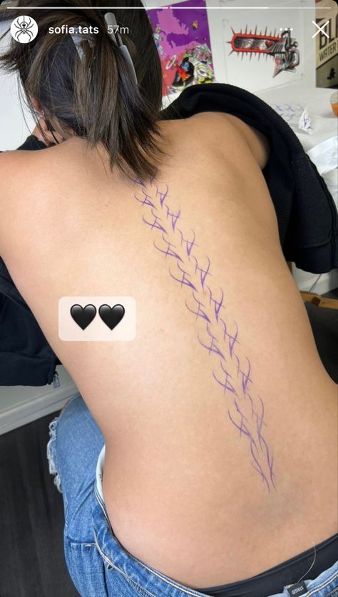 tattoo inspo inspiration back spine Line Art Spine Tattoo, Spine Bones Tattoo, Spine Tattoos Bones, Bone Spine Tattoo, Spinal Scar Tattoo, Neotribal Spine Tattoo, Heart Spine Tattoo, Spine Skeleton Tattoo, Spine Scar Tattoo