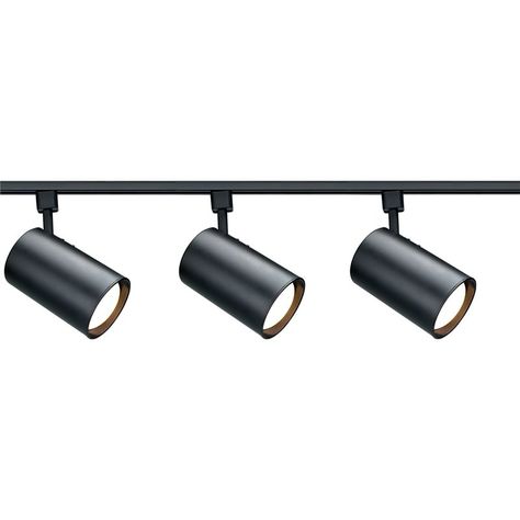 3-Light Track Kit Black Track Lighting, Track Lights, Track Lighting Kits, Track Lighting Fixtures, Track Light, Lighting Store, Incandescent Bulbs, Lamp Bases, All Modern