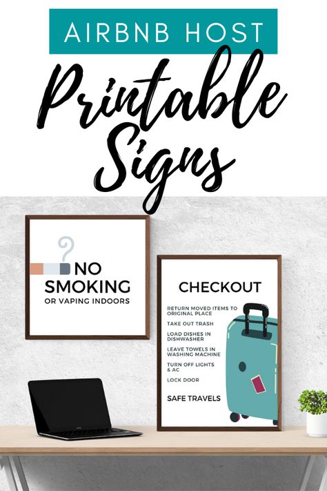 If you own a vacation rental then you'll love these cute and creative guest hosting signs for your airbnb. Here you'll find Airbnb Printables and Airbnb Welcome Book Templates and many more guest hosting tips for your short term renta. #airbnb #airbnbhosttips #printables Welcome Book For Airbnb, Lake Airbnb Ideas, Airbnb Welcome Sign Ideas, Vacation Rental Welcome Book, Airbnb Signs For Guests, Signs For Airbnb, Airbnb Host Tips Welcome Book, Air Bnb Guest Book Ideas, Airbnb Host Tips Signs