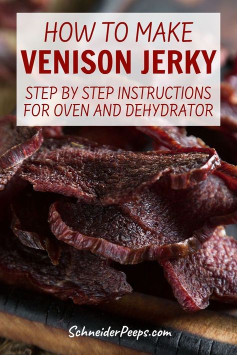 How To Make Deer Jerky In The Oven, Deer Jerky In Oven, Ninja Foodi Xl Dehydrator Recipes, Moose Jerky Recipe Dehydrator, Diy Deer Jerky Seasoning, Deer Jerkey Recipes Marinade, Deer Meat Jerky Recipes, Jerkey Recipes Dehydrator Venison, Air Fryer Deer Jerky