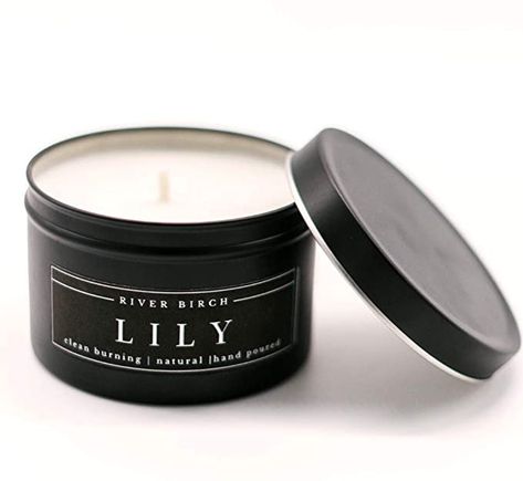 Amazon.com: Lily Scented Candle | Botanical Scented Candles for Women | All-Natural Non-Toxic Soy Candles, Scented Candles | Tin Travel Candle | Relaxing Aromatherapy: Handmade Candle Samples, Candle Workshop, Birch Candles, Safe Candles, River Birch, Natural Candle, Wholesale Candles, Soft Spring, Soy Candle Making