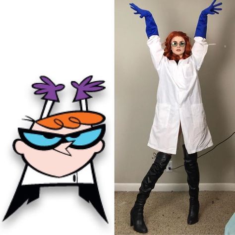 Red Head Halloween Costumes, Dexters Laboratory, Cartoon Halloween Costumes, Character Halloween Costumes, Fashion Costume Halloween, Quick Halloween Costumes, Kostum Halloween, Costume Carnaval, Halloween Costumes Ideas