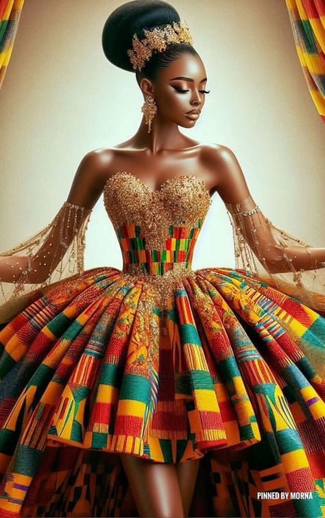 Chitenge Outfits, African Traditional Wedding Dress, African Royalty, African Traditional Wedding, Kente Styles, Afrikaanse Mode, African Inspired Clothing, African Print Dress Designs, African Fashion Women Clothing