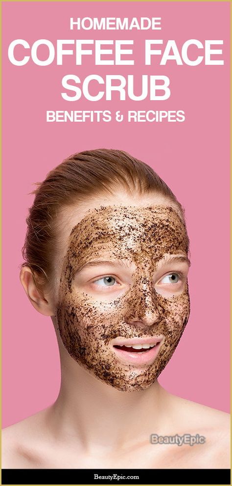 Coffee Grounds For Skin, Coffee Exfoliating Scrub Diy Face, Coffee Grounds Face Scrub, Facial Scrubs Homemade Recipes, Coffee Grounds Face Mask, Face Scrub With Coffee, Coffee Facial Scrub, How To Use Coffee For Face, Natural Face Scrub Homemade