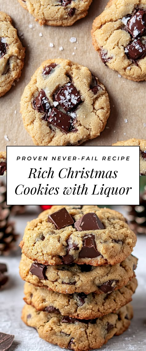 Image for Rich Christmas Cookies with Liquor Christmas Cookies With Liquor, Cookies With Liquor In Them, Cookie Recipes With Alcohol, Christmas Cookies With Alcohol, Boozy Christmas Cookies, Boozy Cookies Christmas, Cookies With Alcohol, Alcoholic Cookies, Alcohol Cookies