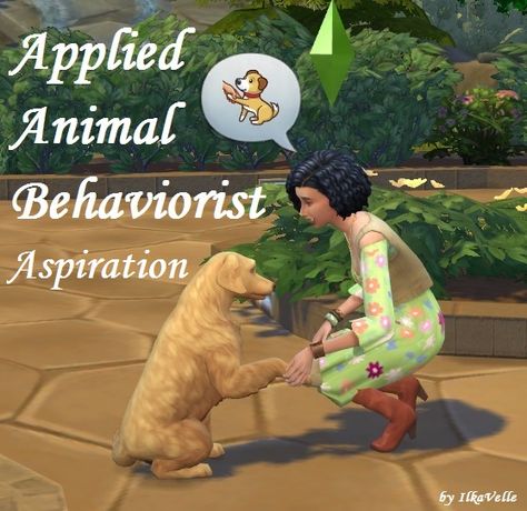 Mod The Sims - Applied Animal Behaviorist Aspiration - UPDATED Mods For Sims 4, Sims 4 Pets Mod, Sims Pets, Bts Hoodie, Animal Behaviorist, Dragon Costume, Guard Dog, Best Sims, Pet Style