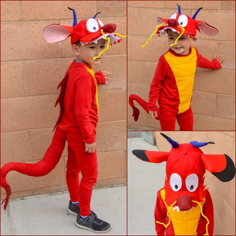 Mulan And Mushu Costume, Mulan Family Costume, Mulan Costume Diy, Mulan Halloween, Kid Costume, Mulan Mushu, Disney Princess Shirts, Diy Costumes Women, Disney Halloween Costumes