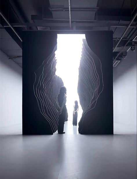 PORTALS

Site installation.
3.60 x 3.60 x 12 mt

Times Art Museum Beijing, China. 🇨🇳
Artist: MAREO
@wavelengthexhibition 
Curator: @liuliya 
Coordinator: Yuqi Wei

www.mareorodriguez.com

CAD assistance: @matiasdefalcis Void In Architecture, Portal Art Installation, Moving Art Installation, Crystal Art Installation, 3d Art Installation, Portals Architecture, Abstract Set Design, Mirror Installation Art, Portal Installation