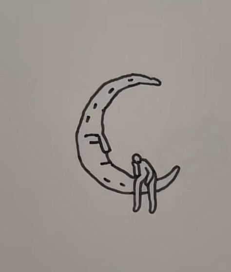 Talking To The Moon Tattoo, Moon Drawing Simple, Night Tattoo, Moon Tattoo, Tiny Tattoos, Hd Wallpaper, Tatting, Body Art, Tattoo Ideas