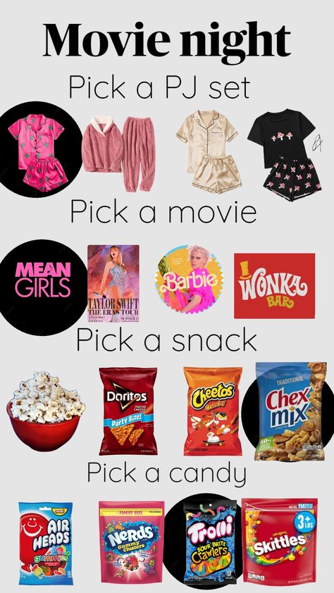 #remix #movie Friend Movie Night, Movie Night Aesthetic, Rainbow Snacks, Cheetos Crunchy, Bingo Funny, School Lunch Recipes, Christmas Cake Pops, Fun Sleepover Ideas, Starbucks Secret Menu