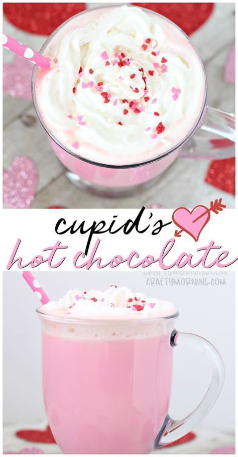 Baking Ideas For Valentines Day, Valentine Day Recipes Desserts, Valentines Dessert Gifts, Easy Valentines Food For Kids, Valentines Drinks Coffee, Diy Valentines Snacks, Valentines Food Treats, Valentines Day Coffee Drinks, Valentine's Day Dessert Ideas