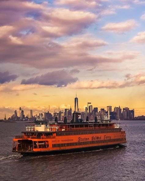 Rommel Tan on Instagram: “Did you know that it costs you nothing to ride the Staten Island Ferry? Good morning everyone 🌞 📍New York City” Staten Island Ferry Aesthetic, New York Ferry, Staten Island New York, Staten Island Ferry, New York Harbor, I Love Nyc, Brooklyn Heights, New York Photos, I Love Ny