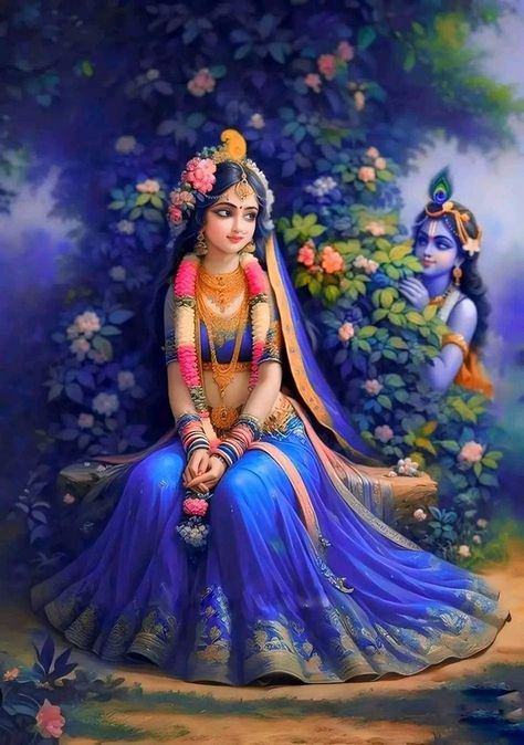 Radha Painting Beautiful, Radhe Wallpapers, Radha Rani Hd Wallpapers, Radha Rani Art, Cute Radha Rani, Radha Rani Image, Radhe Krishna Hd Wallpaper, Radha Wallpaper, Shree Radha Rani