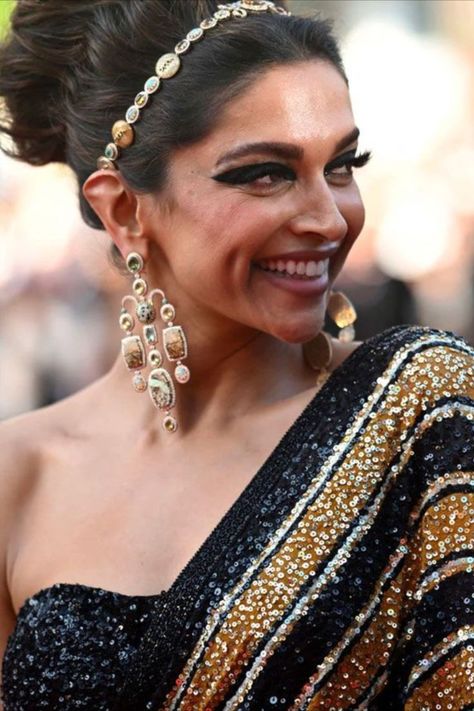 Deepika Padukone Earrings, Sabyasachi Earrings, Sabyasachi Wedding, Cannes Film Festival 2022, Sculptural Necklace, Jhumkas Earrings, Festival Jewellery, Dipika Padukone, Katerina Perez