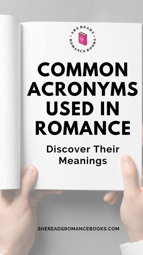 HEA Meaning and Other Popular Romance Acronyms You Should Know – She Reads Romance Books Good Romance Books, Romantic Suspense, Paranormal Romance, Fantasy Romance, Historical Romance, Romance Novels, The Meaning, Romance Books, Book Lists